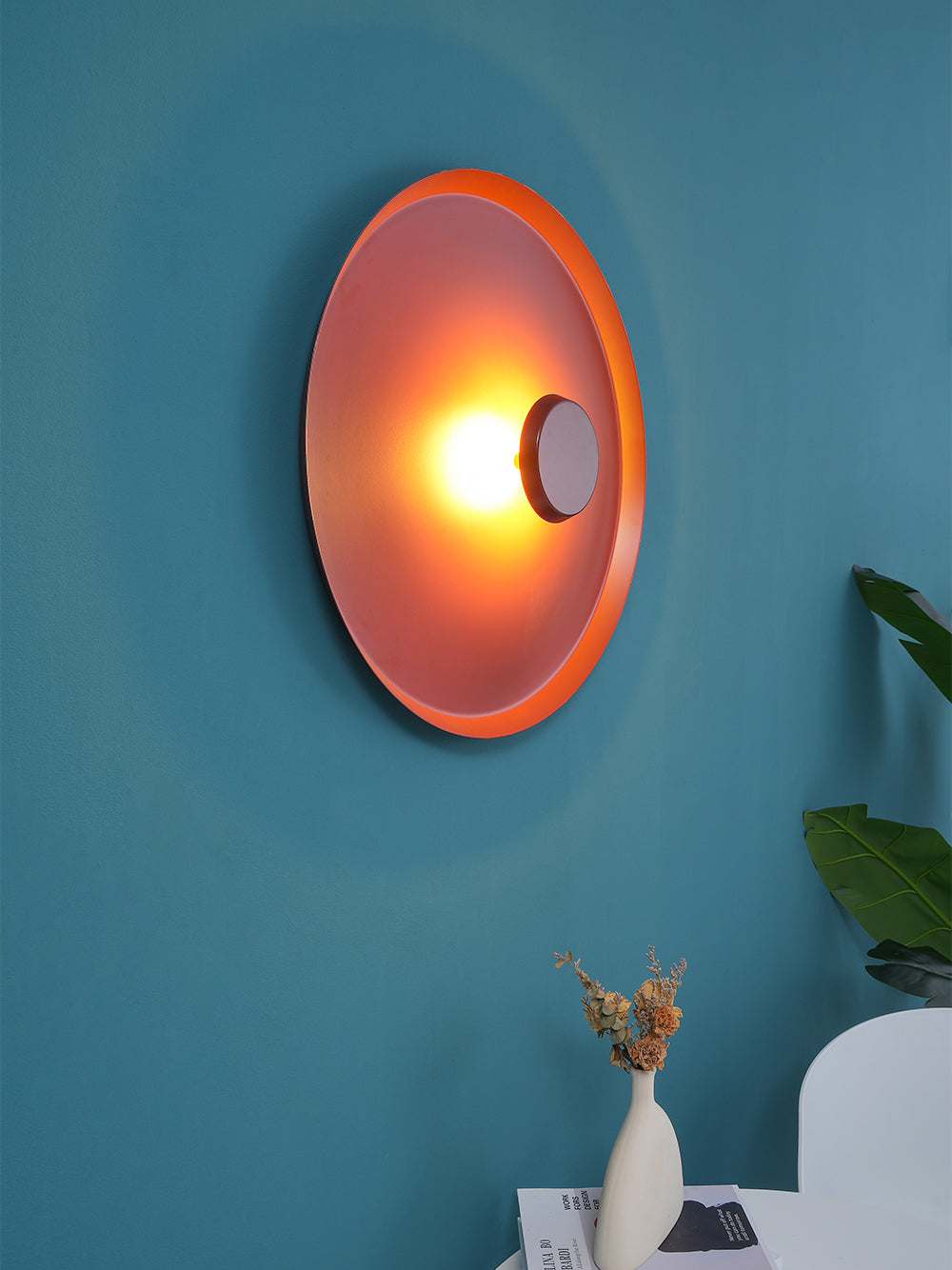 Aplique de Pared Moderno con Efecto Halo - Diseño Minimalista y Variedad de Tamaños 5