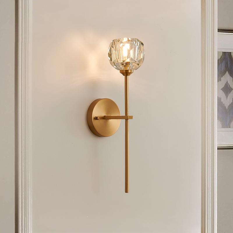 Aplique de Pared Moderno con Pantalla de Cristal y Diseño en Forma de Aguja - Ideal para Dormitorio y Espacios Elegantes 2