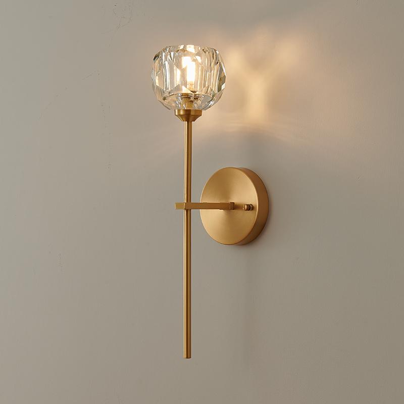 Aplique de Pared Moderno con Pantalla de Cristal y Diseño en Forma de Aguja - Ideal para Dormitorio y Espacios Elegantes 6