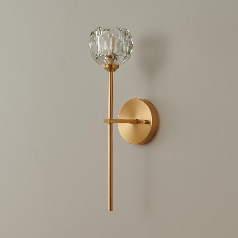 Aplique de Pared Moderno con Pantalla de Cristal y Diseño en Forma de Aguja - Ideal para Dormitorio y Espacios Elegantes 7