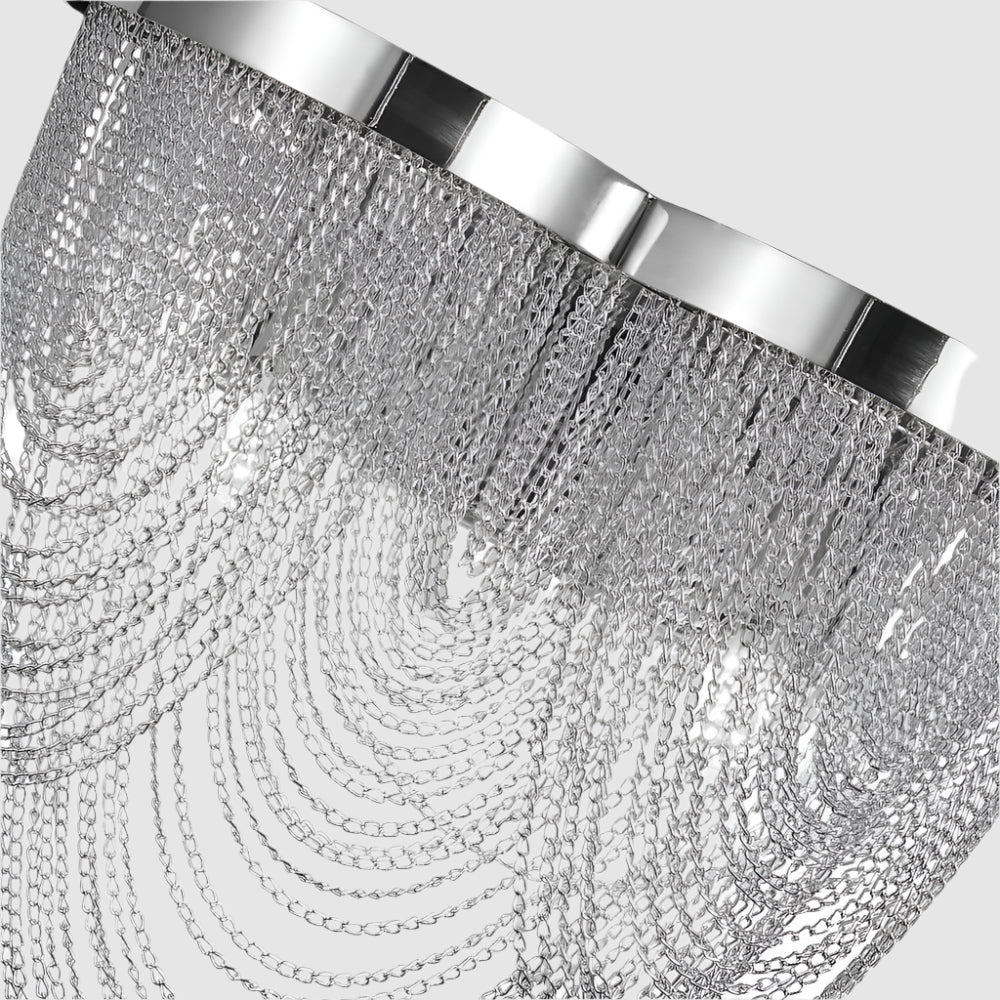 Aplique de Pared Moderno de 2 Luces con Diseño de Borlas y Acabado Cromado – Ideal para Dormitorios y Salones 5