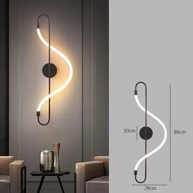 Aplique de Pared Moderno de Hierro con Luz LED Cálida – Diseño Elegante y Minimalista 10