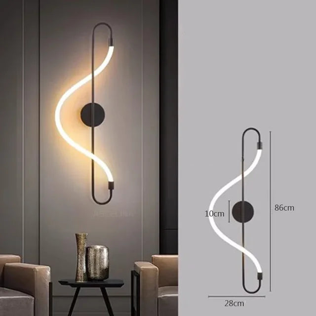 Aplique de Pared Moderno de Hierro con Luz LED Cálida – Diseño Elegante y Minimalista 11
