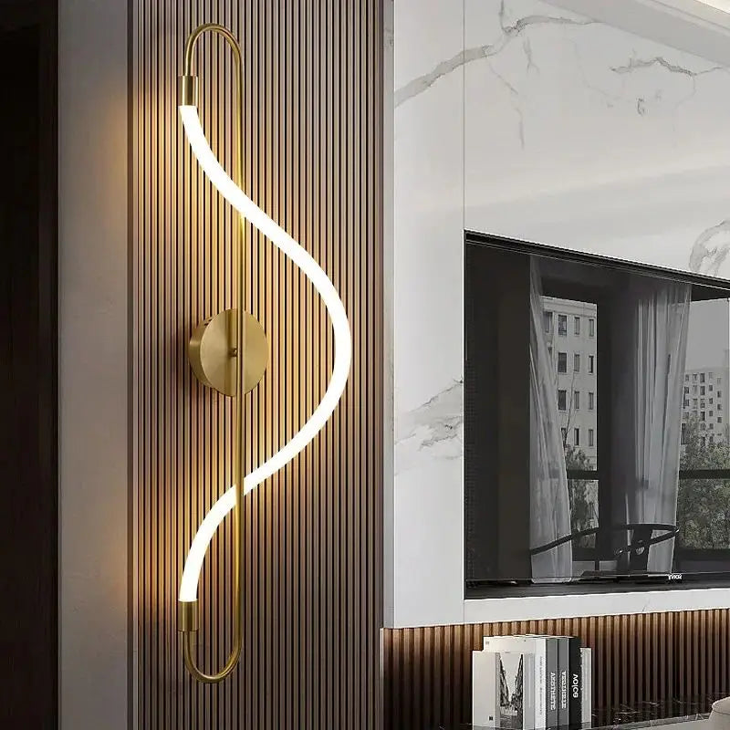 Aplique de Pared Moderno de Hierro con Luz LED Cálida – Diseño Elegante y Minimalista 3
