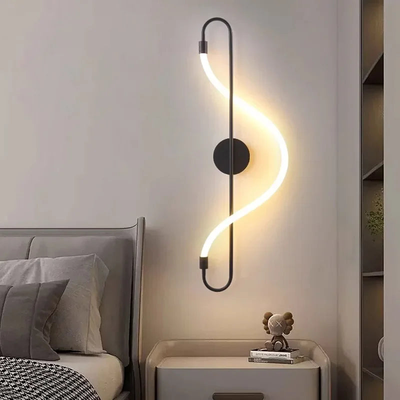 Aplique de Pared Moderno de Hierro con Luz LED Cálida – Diseño Elegante y Minimalista 5