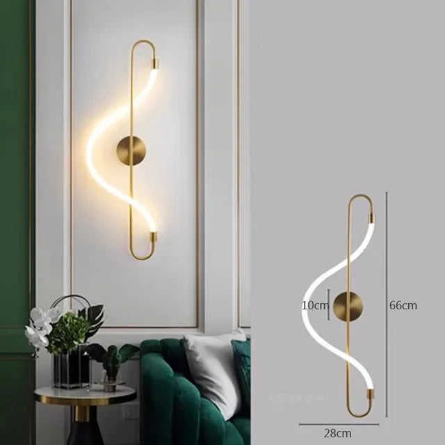 Aplique de Pared Moderno de Hierro con Luz LED Cálida – Diseño Elegante y Minimalista 8