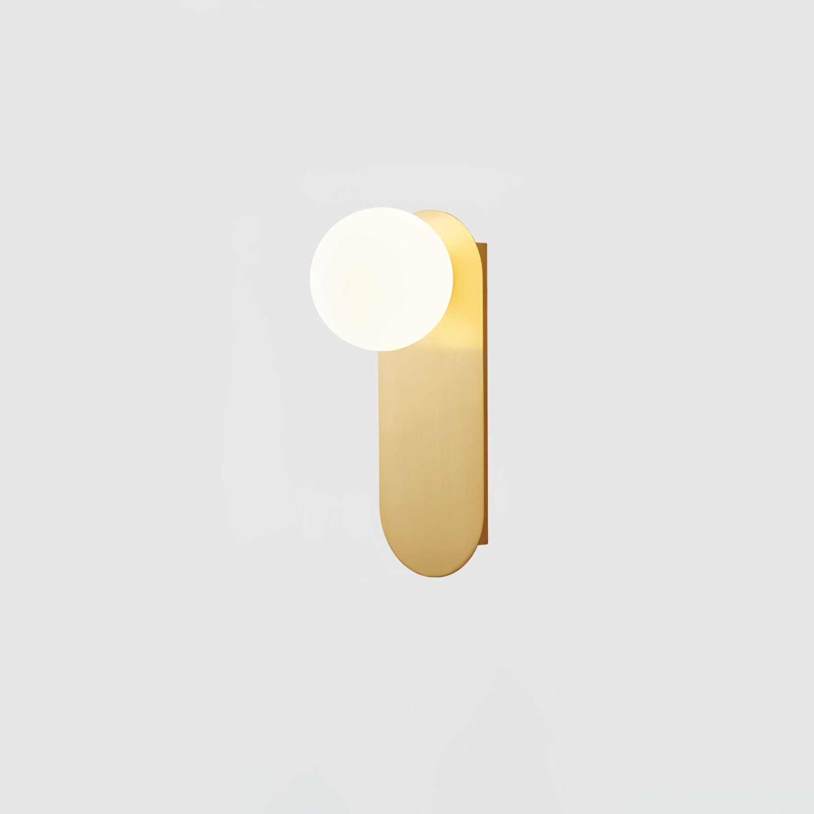 Aplique de Pared Moderno de Latón y Vidrio, Lámpara de Interior, Diseño Contemporáneo, Compatible con Bombillas G9 0