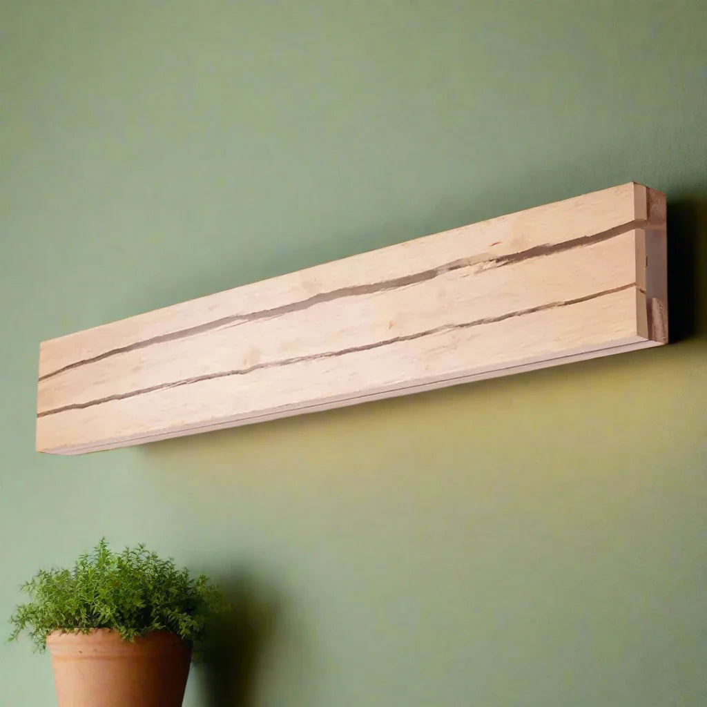 Aplique de Pared Moderno de Madera con Diseño Roto – Lámpara de Decoración para el Hogar 4