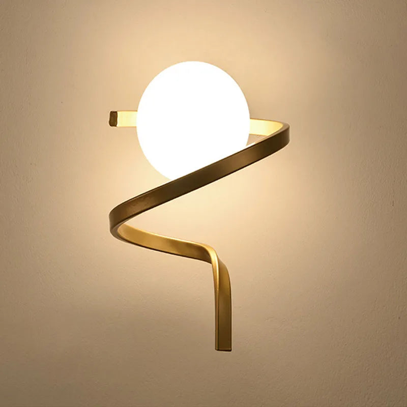 Aplique de Pared Moderno de Vidrio con Cristales Brillantes – Iluminación Elegante para Dormitorio y Salón 4