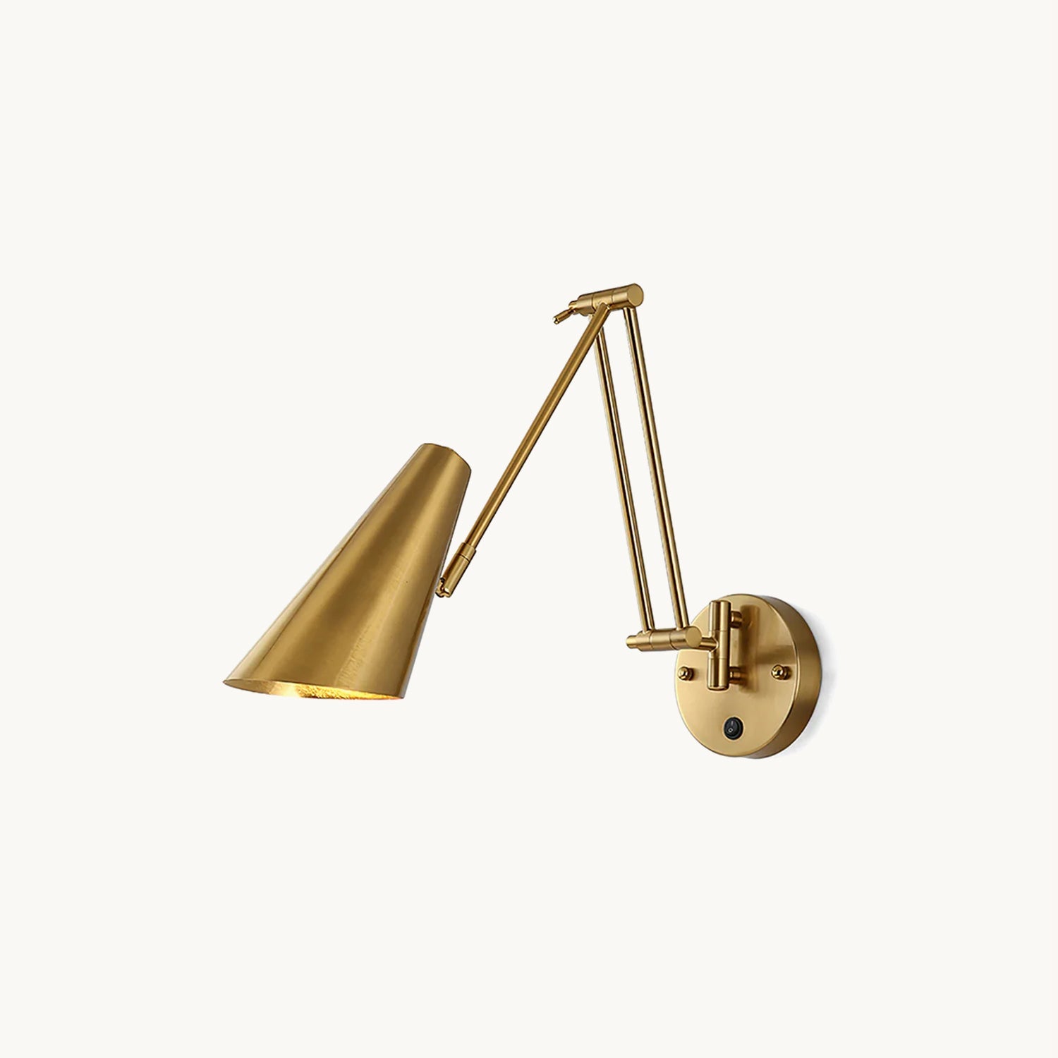 Aplique de Pared con Brazo Móvil de Diseño Moderno en Metal - Luz de Interior 1