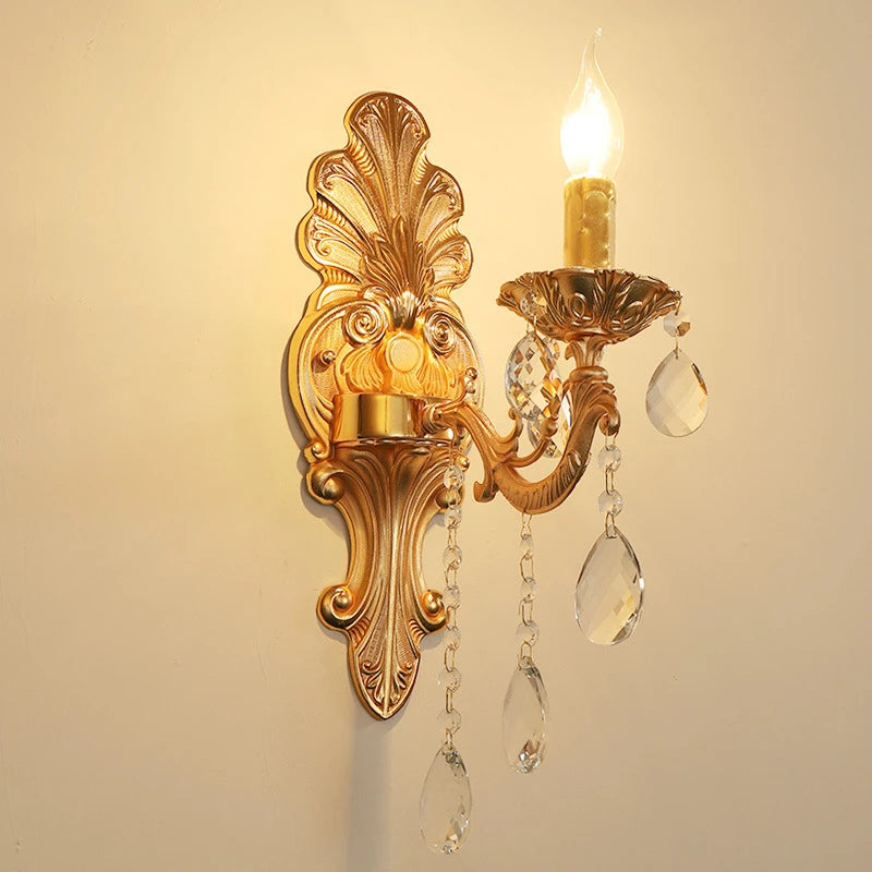 Aplique de Pared de Cristal Elegante – Lámpara de Pared de Diseño Moderno para Sala, Pasillo y Dormitorio 3
