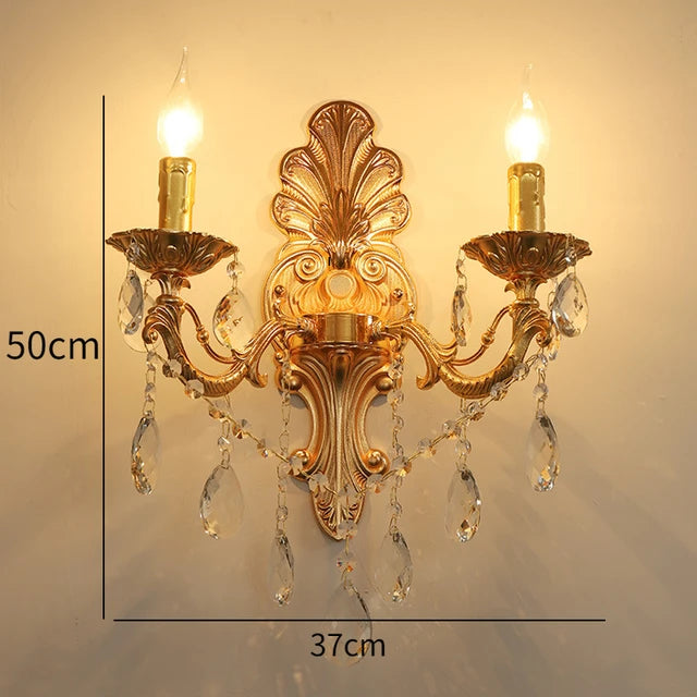 Aplique de Pared de Cristal Elegante – Lámpara de Pared de Diseño Moderno para Sala, Pasillo y Dormitorio 6