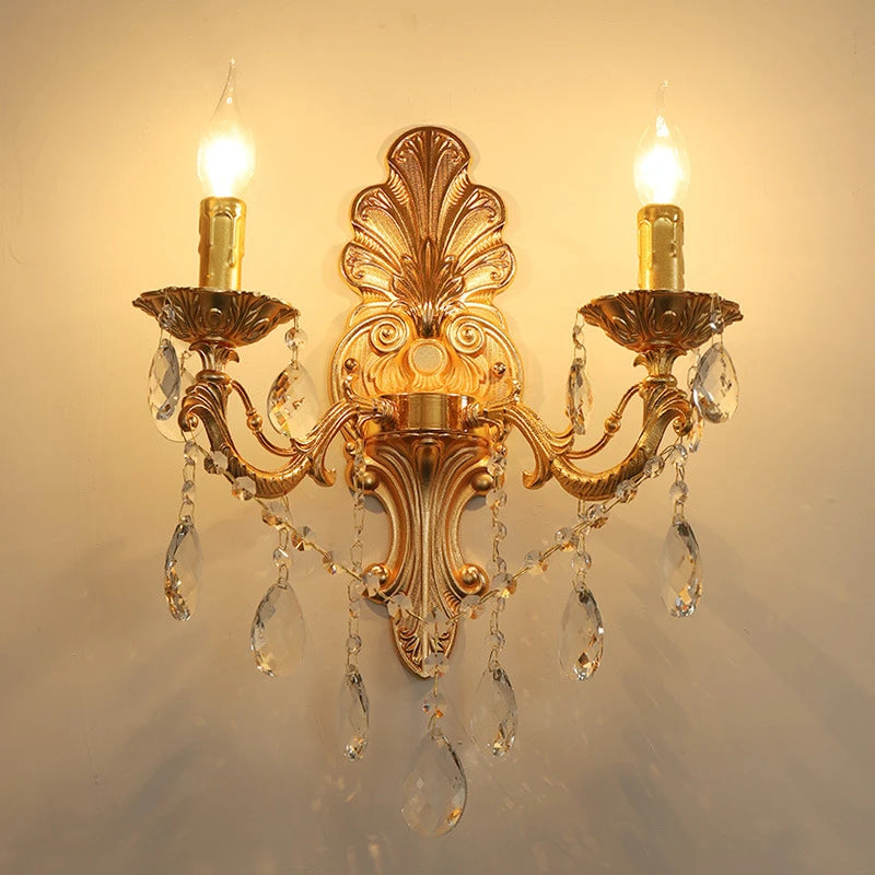 Aplique de Pared de Cristal Elegante – Lámpara de Pared de Diseño Moderno para Sala, Pasillo y Dormitorio 7