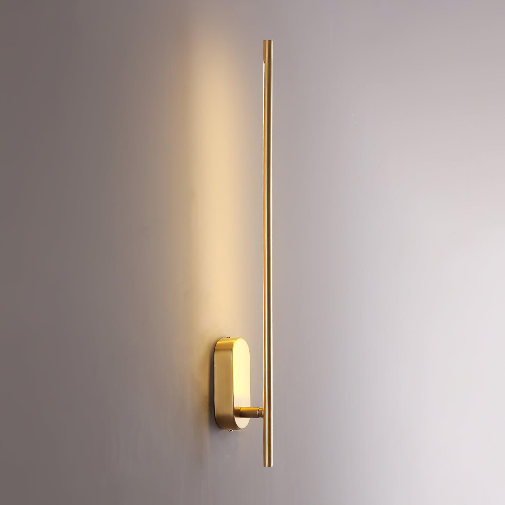 Aplique de Pared de Metal en Forma de Stick con Luz LED Integrada – Diseño Minimalista 0