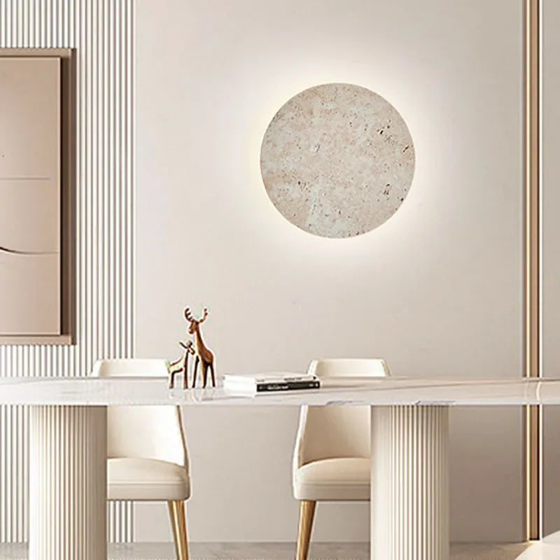 Aplique de Pared de Piedra Natural con Diseño Orgánico y Elegante 1