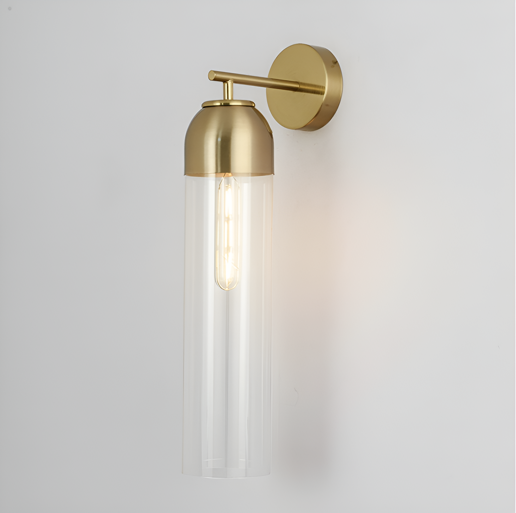 Aplique de Pared de Vidrio Artístico para Dormitorio – Luz Suave y Elegante, Diseño Compacto, Compatible con Bombillas LED 0