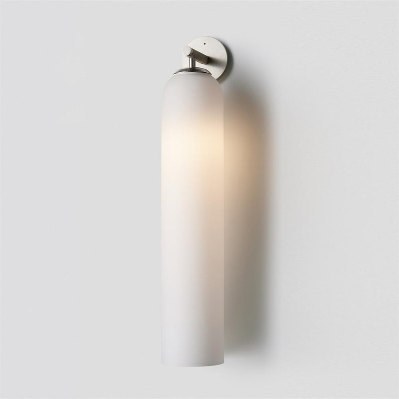 Aplique de Pared de Vidrio Artístico para Dormitorio – Luz Suave y Elegante, Diseño Compacto, Compatible con Bombillas LED 8