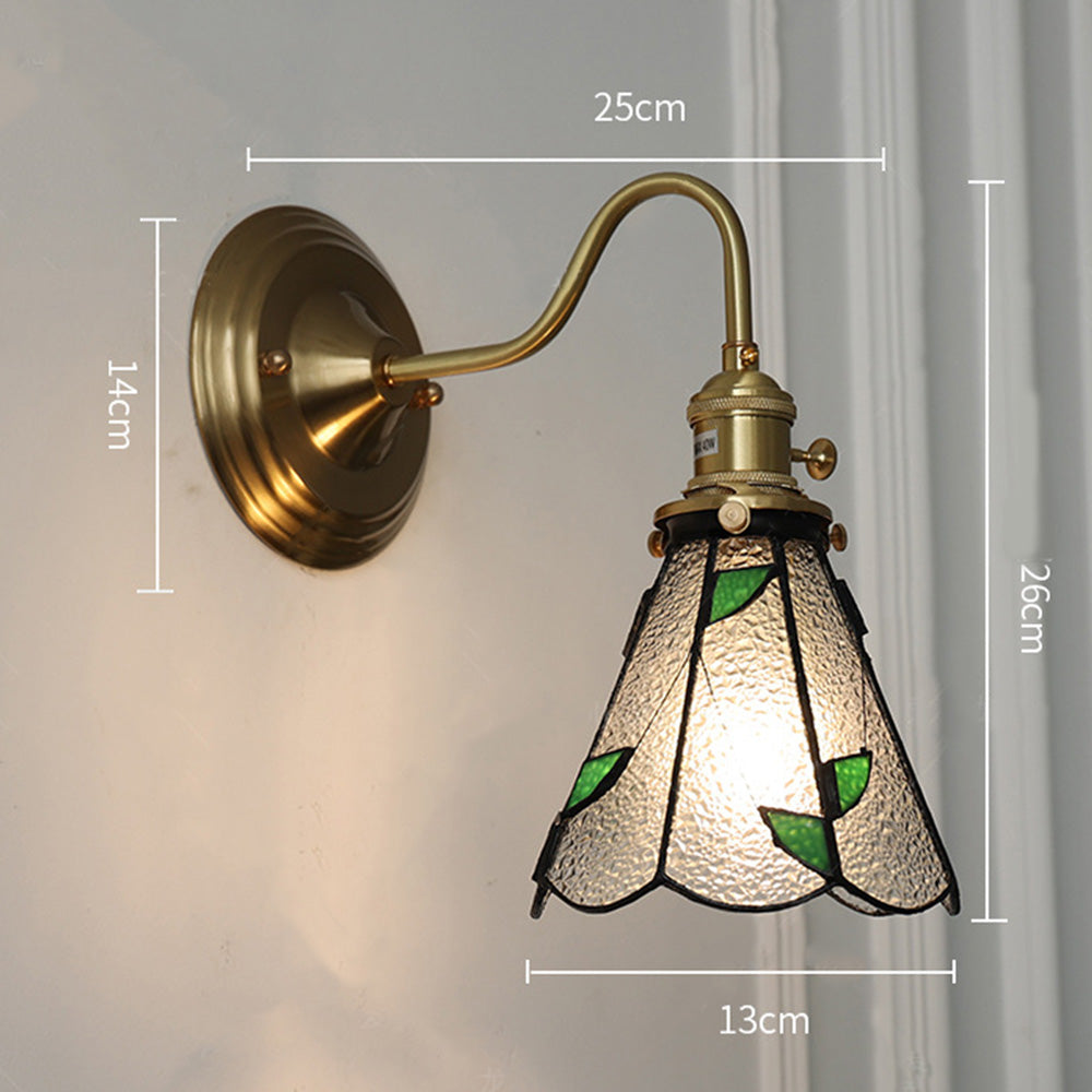 Aplique de Pared de Vidrio Vintage para Sala de Estar – Lámpara de Pared Elegante 3
