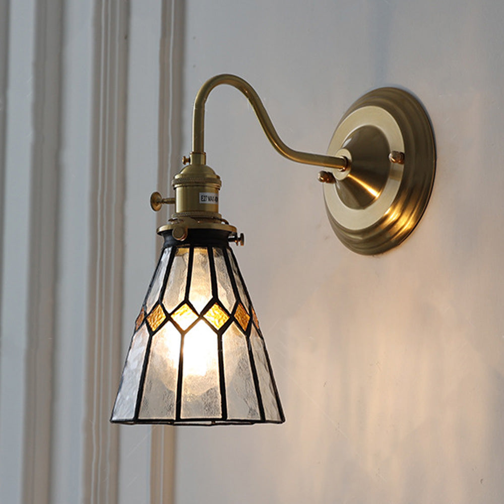 Aplique de Pared de Vidrio Vintage para Sala de Estar – Lámpara de Pared Elegante 4