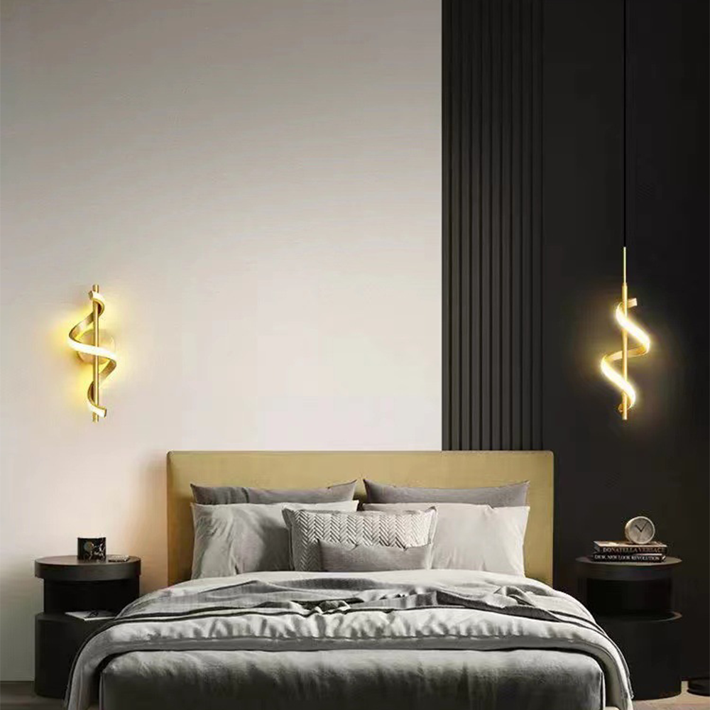 Aplique de Pared para Dormitorio con Luz Regulable y Diseño Elegante 1