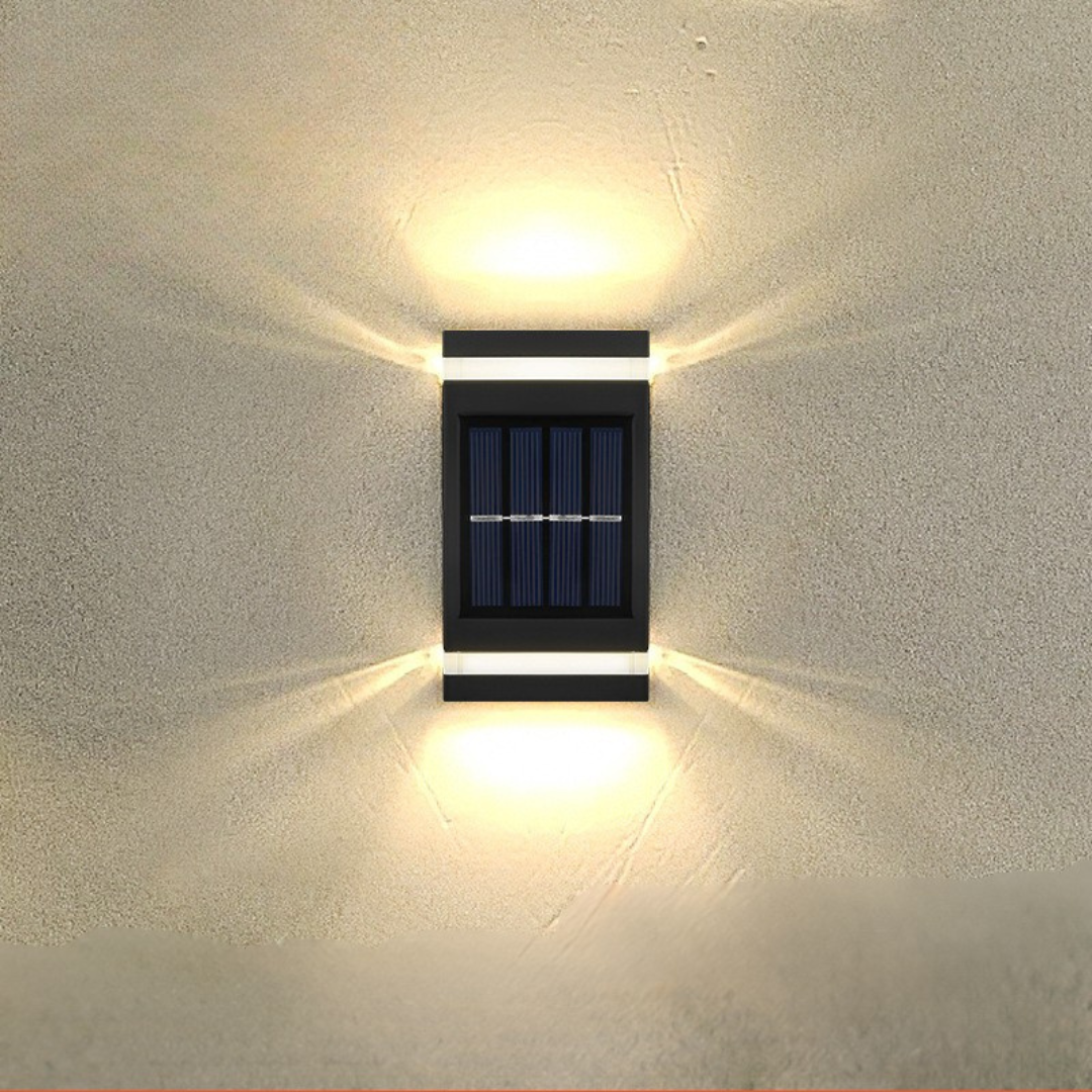 SolarBloom - Lámpara Solar de Pared para Jardines Encantadores IP65