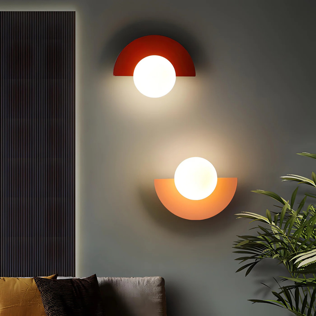 Lunetta: Aplique de Pared Moderno LED con Diseño de Media Luna