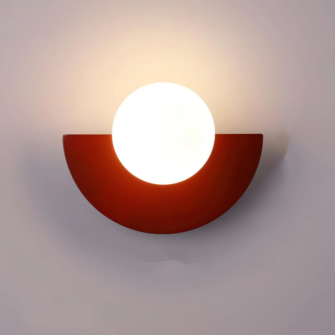 Lunetta: Aplique de Pared Moderno LED con Diseño de Media Luna
