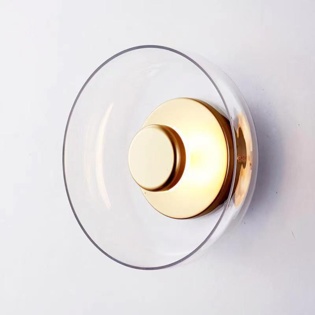 Halivi - Lámpara de Pared LED de Vidrio Moderno con Diseño Elegante