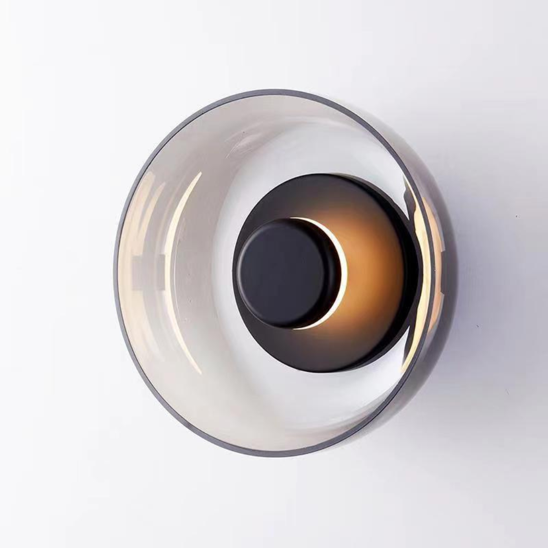 Halivi - Lámpara de Pared LED de Vidrio Moderno con Diseño Elegante