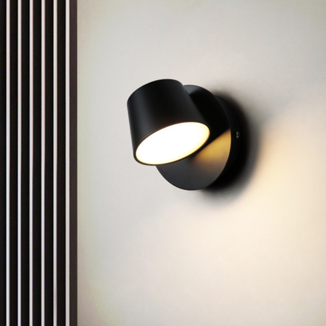 Lumor: Aplique de Pared Moderno Cilíndrico de Metal para Espejo