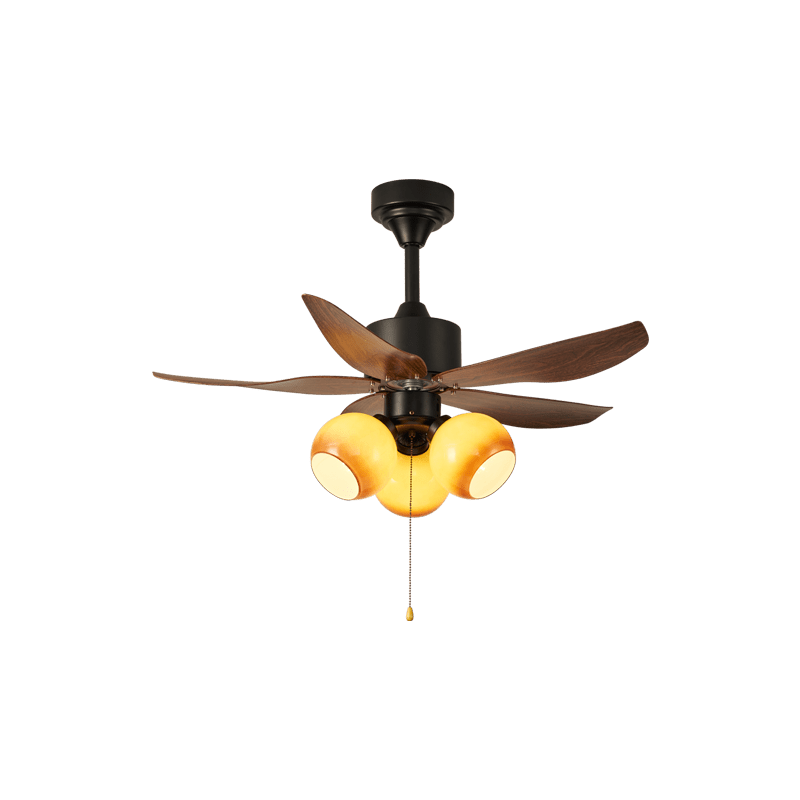 Ventilador de techo con luz Florena en un dormitorio romántico – imagen 12