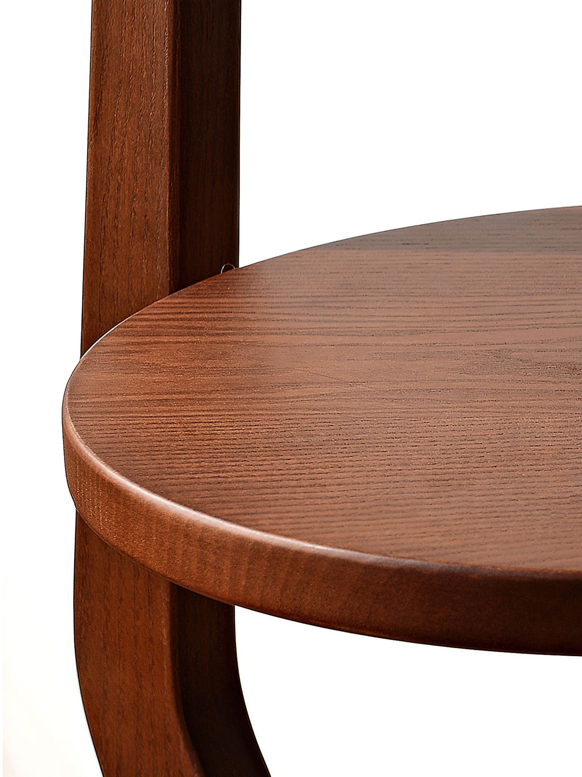 Lámpara de pie de madera con bandeja Ulmea – detalle de la bandeja de madera