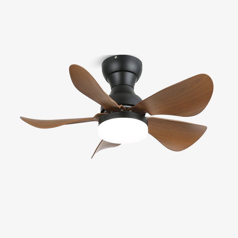 Ventilador de techo con luz Bonela en un dormitorio acogedor – imagen 7