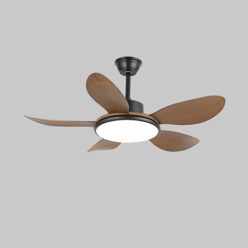 Ventilador de techo con luz Calmira en un salón contemporáneo – imagen 13