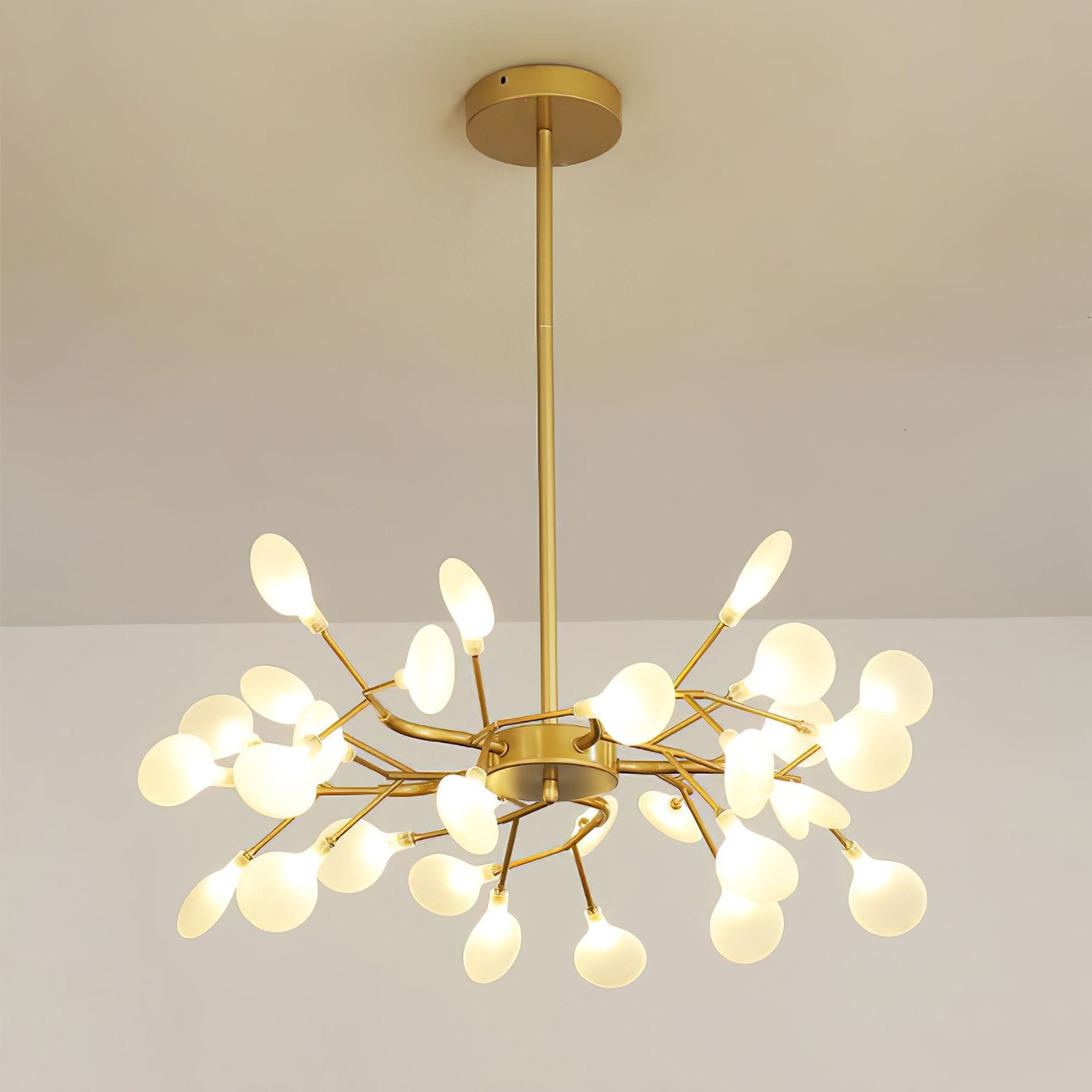 Chandeliers de Diseño Moderno con Forma de Satélite y Efecto Luciérnaga – Varios Tamaños Disponibles 0