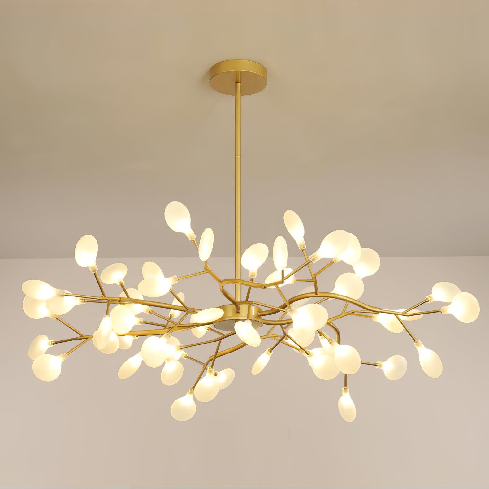 Chandeliers de Diseño Moderno con Forma de Satélite y Efecto Luciérnaga – Varios Tamaños Disponibles 11
