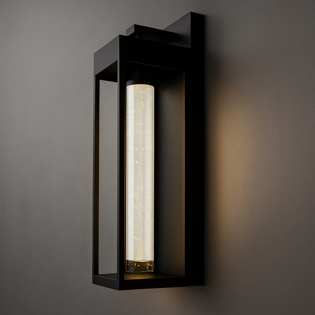 Aplique de pared exterior LED Portela en la entrada de una casa – imagen 5