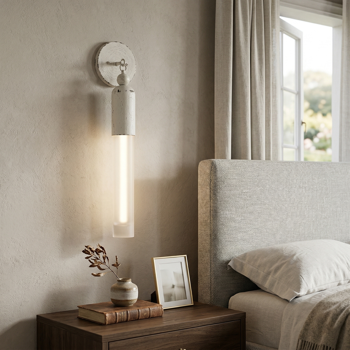 Aplique de pared de latón Pavesa junto a un espejo – imagen 13
