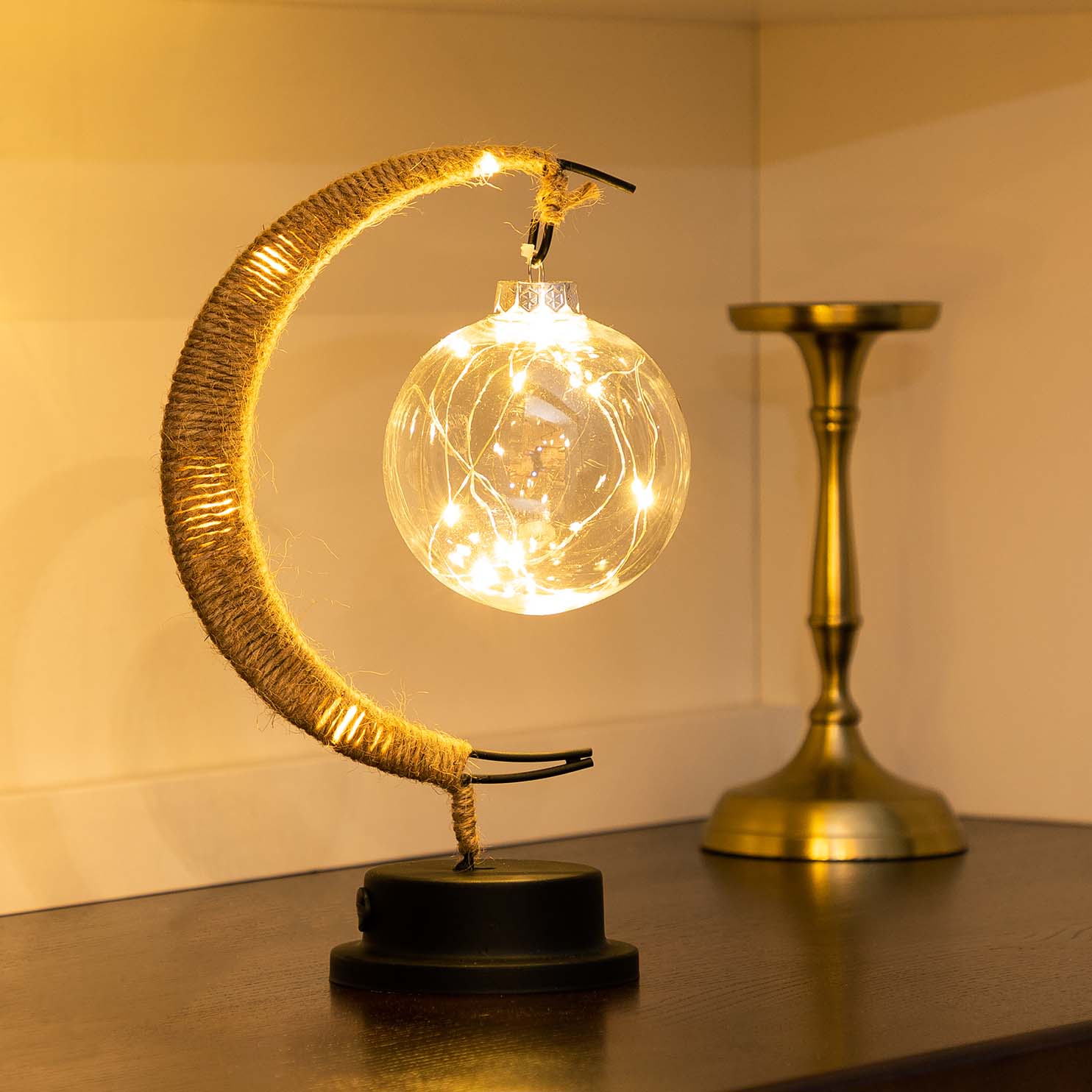 LunaSerena - Lámpara de Luna LED para Ambientes Tranquilos