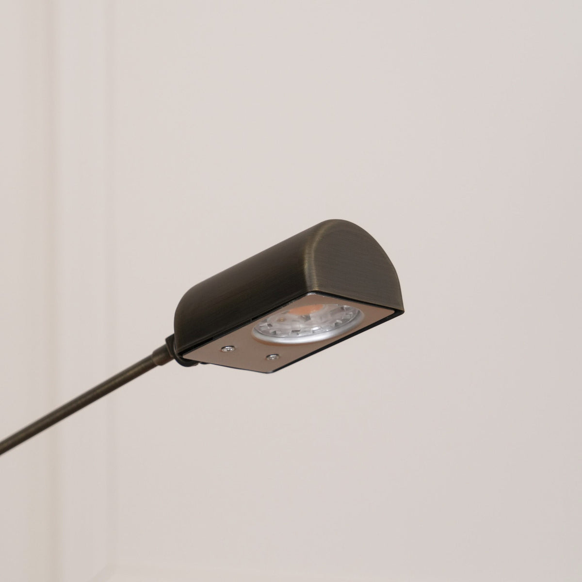 Lámpara de pie de lectura LED Iradia – cabezal LED orientable