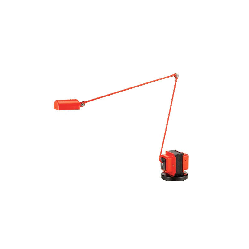 Lámpara de escritorio articulada Brazela – rojo