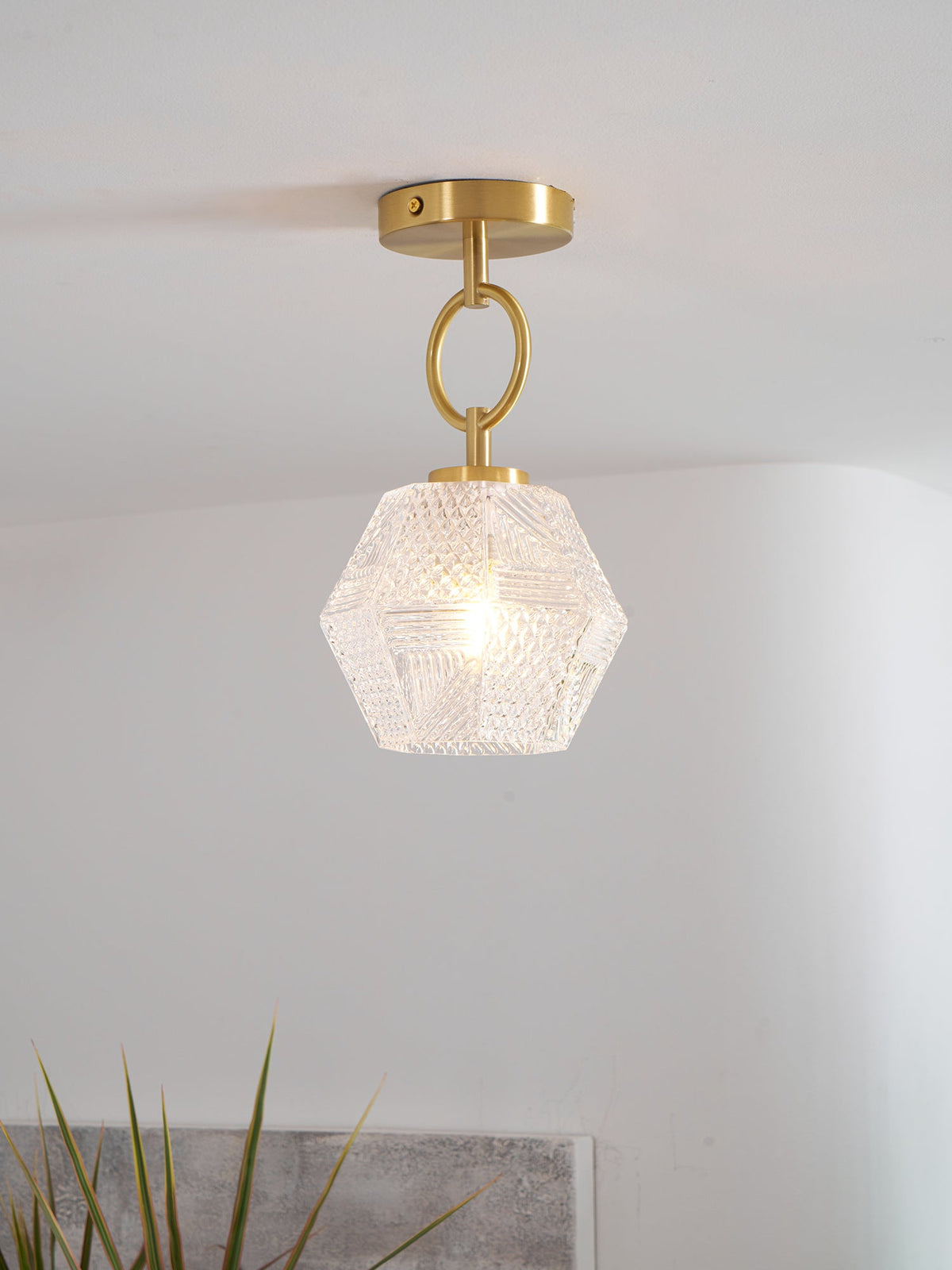 Lámpara de techo art déco Joyela en un dormitorio elegante – imagen 27