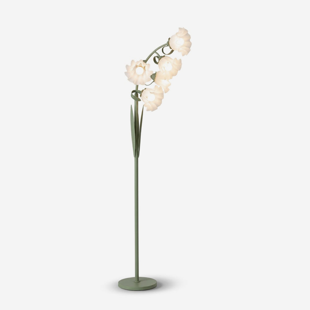 Lámpara de pie con flores de acrílico Campilia – vista principal