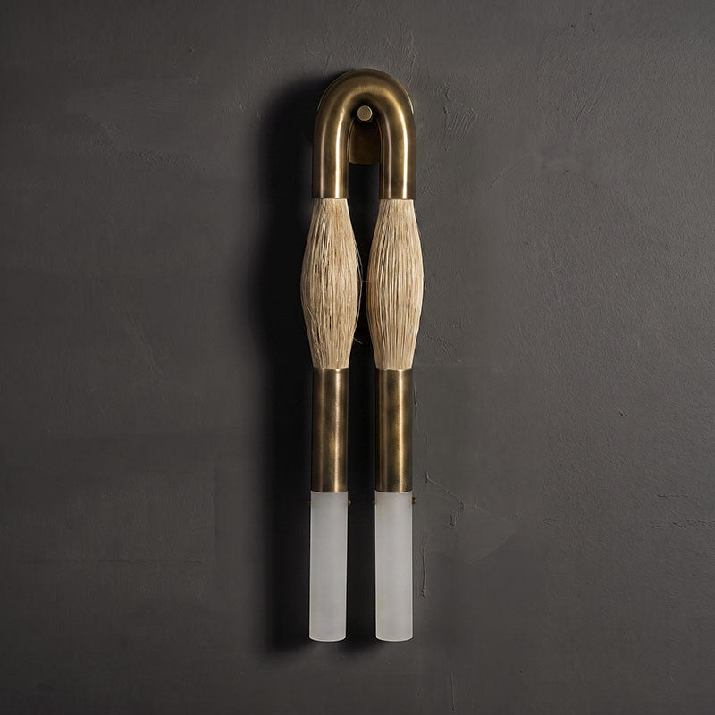 Aplique de pared con borla Borlena enmarcando un espejo – imagen 30