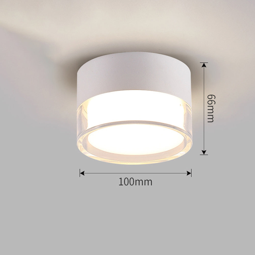 Downlights LED de Techo Compactos en Blanco y Negro para Pasillos – Eficiencia Energética y Diseño Minimalista 3