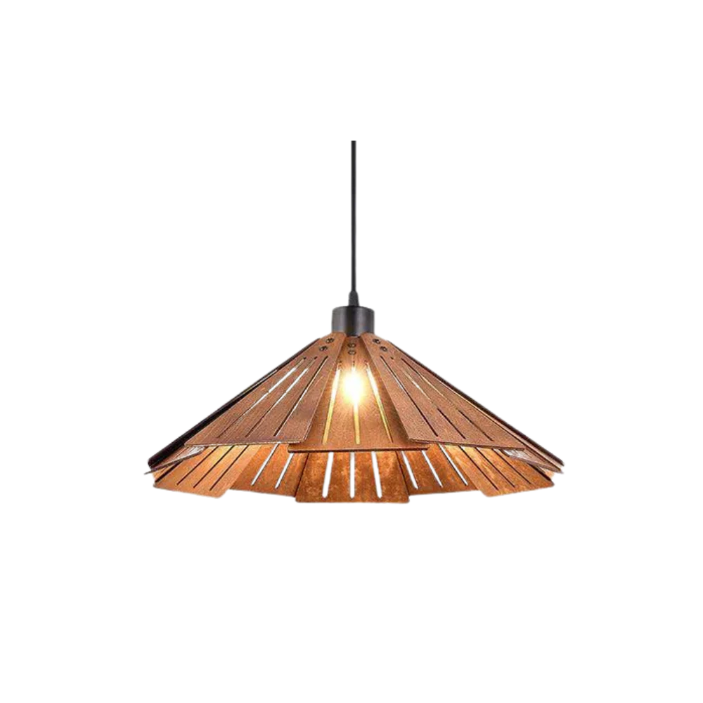 Lámpara colgante de madera Bardela – vista principal