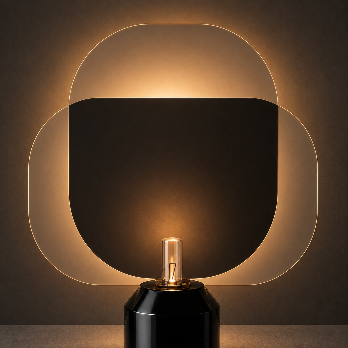 Lámpara de mesa eclipse Nublara en un dormitorio moderno – imagen 5