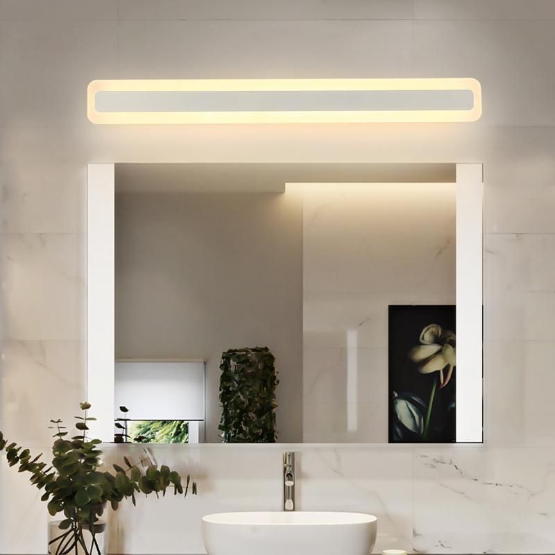 Espejo Baño con Luz LED en Metal Dorado, Espejo Iluminado de Pared Moderno para Baños, Diseño Elegante y Eficiencia Energética 9