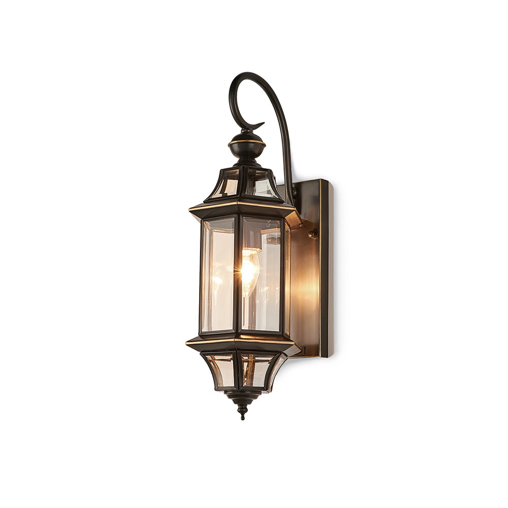 Farol de pared exterior clásico Orsela – vista lateral