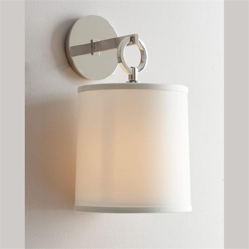Aplique de pared con aro Circela junto a un cabecero – imagen 20
